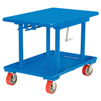 Hydraulic Lift Table, 24" L x 36" W, Steel, 2000 lbs. Capacity Par Equipment
