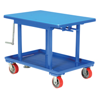 Hydraulic Lift Table, 24" L x 36" W, Steel, 2000 lbs. Capacity Par Equipment