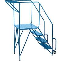 Mechanics/Maintenance Rolling Ladder, Steel, 4 Steps, 38" Platform Height Par Equipment