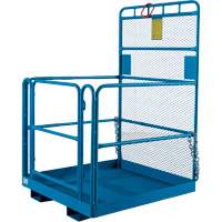 Nacelle &eacute;l&eacute;vatrice pour travail en hauteur, 48" x 48" x 72" h, Capacit&eacute; de 1000 lb, Acier Par Equipment