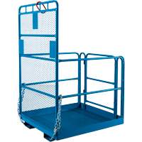Nacelle &eacute;l&eacute;vatrice pour travail en hauteur, 48" x 48" x 72" h, Capacit&eacute; de 1000 lb, Acier Par Equipment