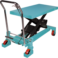 Heavy-Duty Hydraulic Scissor Lift Table, 40" L x 20-1/8" W, Steel, 2200 lbs. Capacity MJ524 | Par Equipment