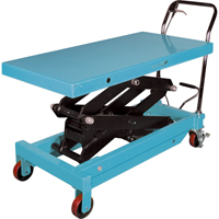 Heavy-Duty Hydraulic Scissor Lift Table, 48" L x 24" W, Steel, 1545 lbs. Capacity MJ526 | Par Equipment