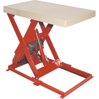 Table élévatrice à ciseaux, Acier, 36" lo x 20" la, Capacité 1100 lb MK811 | Par Equipment