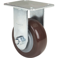 Caster, Rigid, 4" (101.6 mm), Polyurethane, 440 lbs. (199.58 kg.) Par Equipment