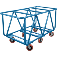 Chariot à plateforme pour matériaux de construction, 60" x 30" x 33", Capacité 2500 lb ML141 | Par Equipment