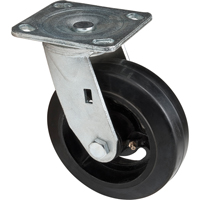 Mold-on Caster, Swivel, 6" (152.4 mm), Rubber, 550 lbs. (249 kg.) Par Equipment