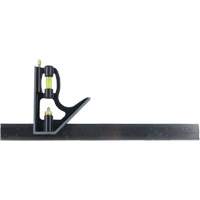 Combination Square, 12" L, Stainless Steel, Plain Par Equipment