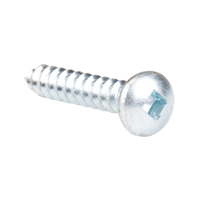 Tapping Screw Pan Head, #12 x 1-1/4" L, Zinc Plated Par Equipment