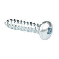 Tapping Screw Pan Head, #14 x 1-1/4" L, Zinc Plated Par Equipment
