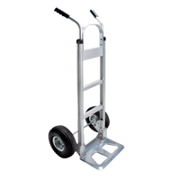 Knocked Down Hand Truck, Dual Handle, Aluminum, 50-5/8" Height, 500 lbs. Capacity Par Equipment