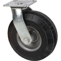 Flat-Free Caster, Swivel, 8" (203.2 mm), Flat-Free, 275 lbs. (125 kg.) Par Equipment