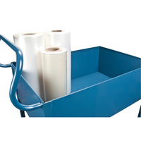 Deep Lipped Service Cart, 2 Tiers, 24" W x 47" H x 36" D, 1200 lbs. Capacity Par Equipment