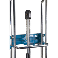 Hydraulic Platform Lift Stacker, Foot Pump Operated, 880 lbs. Capacity, 60" Max Lift MN397 | Par Equipment
