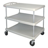 myCart Utility Cart, 3 Tiers, 26" x 36-7/8" x 36", 500 lbs. Capacity Par Equipment
