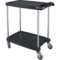 myCart Utility Cart, 2 Tiers, 16" x 35-1/2" x 27", 300 lbs. Capacity Par Equipment