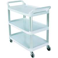 Chariot avec tablette et parois ouvrantes, 3 tiers, 40" x 37" x 20", Capacit&eacute; 300 lb Par Equipment