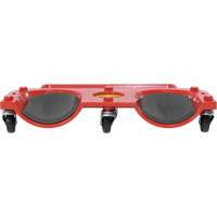 Rolling Knee Dolly, Plastic, Red, 350 lbs. Capacity Par Equipment