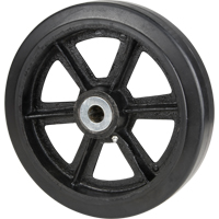 Mold-On Rubber Wheels, 8" (203.2 mm) Dia. x 2" (50.8 mm) W, 600 lbs. (272.155 kg.) Capacity MN695 | Par Equipment