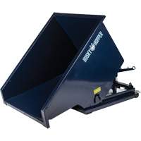 Self-Dumping Hopper, Steel, 2 cu.yd., Blue Par Equipment