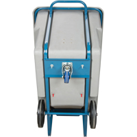 Chariot basculeur en acier, Poly&eacute;thyl&egrave;ne, 0,625 vg³, Capacit&eacute; de charge de 850 lb Par Equipment