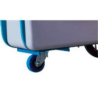 Chariot basculeur en acier, Poly&eacute;thyl&egrave;ne, 0,625 vg³, Capacit&eacute; de charge de 850 lb Par Equipment