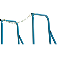 Trailer Access Rolling Ladder with Rails, 4 Steps, 22" Step Width, 37" Platform Height, Steel Par Equipment