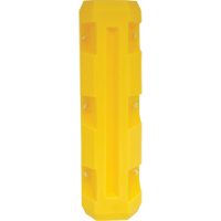 Slim Column Protector, 3" x 3" Inside Opening, 12" L x 12" W x 42" H, Yellow Par Equipment