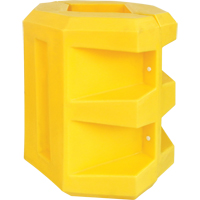 Short Column Protector, 6" x 6" Inside Opening, 24" L x 24" W x 24" H, Yellow Par Equipment