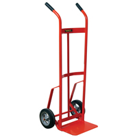 Hand Truck with Reinforced Noseplate - 136RN-HB, Dual Handle, Steel, 51" Height, 800 lbs. Capacity Par Equipment