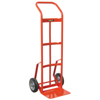Hand Truck with Reinforced Noseplate - 156RN-HB, Continuous Handle, Steel, 51" Height, 800 lbs. Capacity Par Equipment