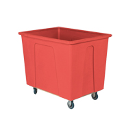 Box Truck, Polyethylene, 46" L x 34" W x 40" H, 25 cu. Ft. Volume, 600 lbs. Capacity Par Equipment