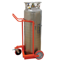 Large Liquid Gas Cylinder Truck LCC, Polyurethane Wheels, 20" W x 20" D Base, 1000 lbs. Par Equipment