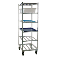Shelf Cart, 6 Tiers, 20-7/8" W x 67" H x 27" D, 450 lbs. Capacity MO460 | Par Equipment