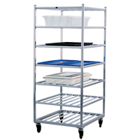 Shelf Cart, 7 Tiers, 28-1/2" W x 69" H x 32" D, 525 lbs. Capacity MO461 | Par Equipment