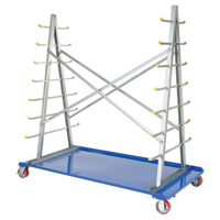 A-Frame Bar & Pipe Cart, Steel, 36-3/4" W x 73-3/4" D x 72-1/2" H, 2000 lbs. Capacity MO514 | Par Equipment