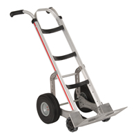Self-Stabilizing Hand Truck, Dual Handle, Aluminum, 55'' Height, 500 lbs. Capacity Par Equipment