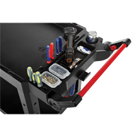 Chariot utilitaire robuste et polyvalent, 2 tiers, 17-3/4" x 36" x 46-1/5", Capacit&eacute; 500 lb Par Equipment