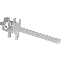 Drum Wrench, 3/4"/2" Opening, 9-1/2" Handle, Stainless Steel MO875 | Par Equipment
