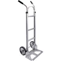 Knocked Down Hand Truck, Dual Handle, Aluminum, 50-5/8" Height, 500 lbs. Capacity Par Equipment