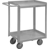 Chariot avec tablettes de calibre industriel, 2 Tiers, 24-1/8" la x 35" h x 42" p, Capacit&eacute; 1200 lb Par Equipment
