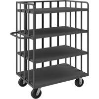Open Portable Shelf Cart, 4 Tiers, 31-1/8" W x 57-1/2" H x 56-1/8" D, 3600 lbs. Capacity MO998 | Par Equipment