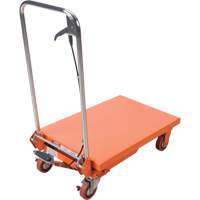Hydraulic Scissor Lift Table, 27-1/2" L x 17-3/4" W, Steel, 330 lbs. Capacity Par Equipment