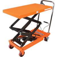 Hydraulic Scissor Lift Table, 35-3/4" L x 19-3/4" W, Steel, 770 lbs. Capacity MP007 | Par Equipment