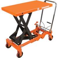 Hydraulic Scissor Lift Table, 39-1/2" L x 20" W, Steel, 1650 lbs. Capacity MP010 | Par Equipment