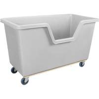 Chariot-caisse &agrave; c&ocirc;t&eacute; ouvert, Poly&eacute;thyl&egrave;ne, 63" lo x 34-1/4'' la x 38-1/2" h, Volume 24 pi³, Capacit&eacute; 1200 lb Par Equipment