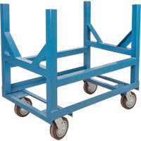 Pipe & Bar Cradle Truck, 24" L x 24" W x 34" H, 2500 lbs. Capacity, Polyurethane Wheels Par Equipment