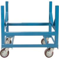 Pipe & Bar Cradle Truck, 24" L x 24" W x 34" H, 2500 lbs. Capacity, Polyurethane Wheels Par Equipment