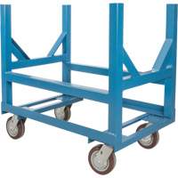 Pipe & Bar Cradle Truck, 24" L x 24" W x 34" H, 2500 lbs. Capacity, Polyurethane Wheels Par Equipment