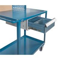Mobile Service Cart, 2 Tiers, 24" W x 57" H x 40" D, 1200 lbs. Capacity Par Equipment